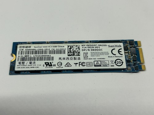 Ssd sandisk x400 256gb 2 - x400, m.2