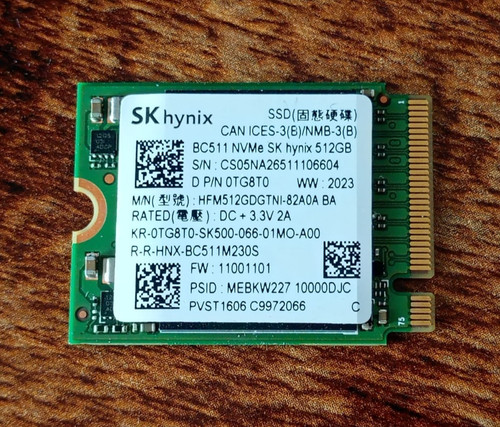 Ssd bc511 nvme - ssd, solid