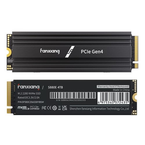 Fanxiang 1tb 2tb 4tb - pcie, 4.0