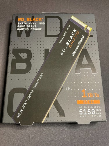 Ssd black sn770 1tb nvme - wd_black,
