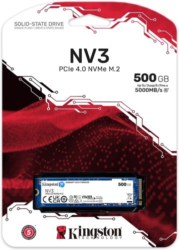 Kingston nv3 500gb pcle - kingston,