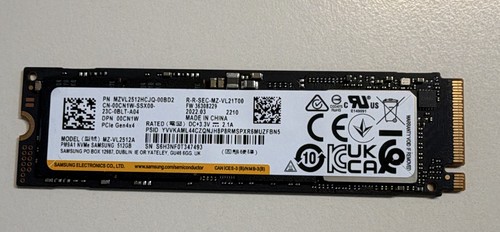 Samsung pm9a1 512gb ssd - pm9a1,