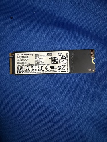 Union memory 512 - memory, nvme