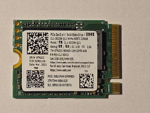 Ssd ssstc 256go nvme 2230 - ssd,