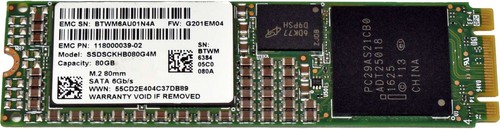 Ssd intel ssdsckhb080g4m gb - intel,