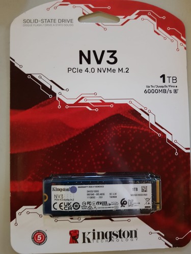 Ssd interno kingston nv3 1tb - ssd,