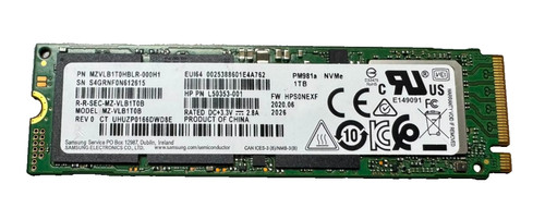Disco ssd samsung pm981a - ssd,