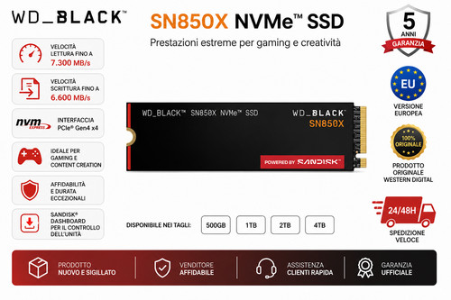 Black sn850x 4tb nvme - sn850x,