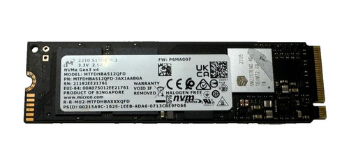 Ssd micron mtfdhba512qfd - micron, 512gb
