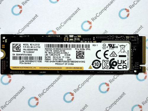 Ssd samsung pm9a1 - 512go, m.2
